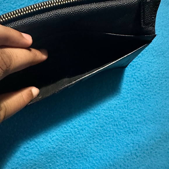Saint Laurent Continental Grained Leather Wallet in EUC - Picture 4 of 5